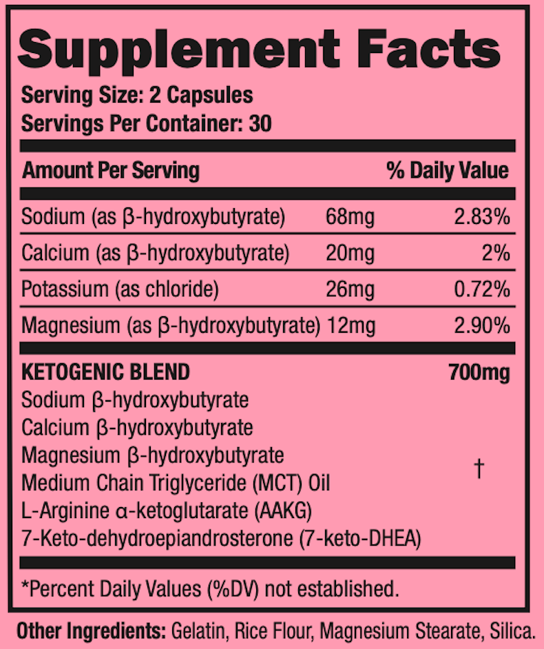 Energy Support Capsules | Advanced Formula with BHB Salts | 60 Capsules